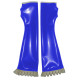 Raves Party Shiny PVC Leather Long Fingerless Gloves Halloween Cosplay Costume Wetlook Elbow Length Half Finger Mittens Clubwear
