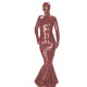 Exotic Sexy Glossy PVC Leather Gloved Long Sleeve Dress with Mask Novelty Wet Look Bodycon Maxi Dress Raves Party Lady Outfits
