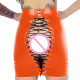 Women Open Ass Mini Skirt Patent Leather Package Open Hip Short Skirts Fetish Open Butt Cosplay Costume Lady Erotic Costumes