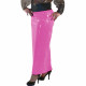 Women Bodycon Skirt Shiny PVC Leather Solid Color Long Pencil Skirt Faux Latex Skirt Office Lady Hip Wrap Ankle Length Skirts
