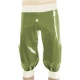 Male PVC Leather Patchwork Midi Pants Womens Elastic Waist Bloomers Halloween Party Cosplay Lolita Cosplay Bottoms Costume 7XL