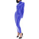 Exotic Sissy Sheath One Arm Bondage Long Dress Wetlook Zipper Front Bodycon Hobble Dresses Sexy Armbinder Restraint Vestidos 7XL