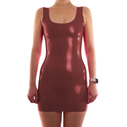 Plus Size Women Pencil Dress PVC Shiny Leather Square Collar Vest Bodycon Dress Female Nightclub Sexy Sleeveless Vestidos 7XL