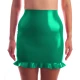 Glossy Bodycon Pencil Skirt Womens Party High Waist Mini Tight Skirt Fashion Ladies Wetlook PVC Leather Short Skirts Clubwear