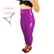 New Lockable Hobble Skirts Female Patent Leather Bodycon Slim Long Skirts Sissy Shiny Two Way Zipper Pencil Skirts Erotic Fetish