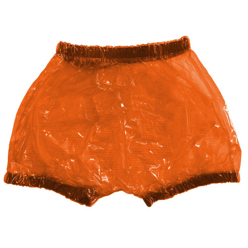 Adult Clear Plastic Pants Exotic Underwear Rave Party Cosplay Boxers Shorts Erotic Transparent PVC Incontinence Shorts Clubwear