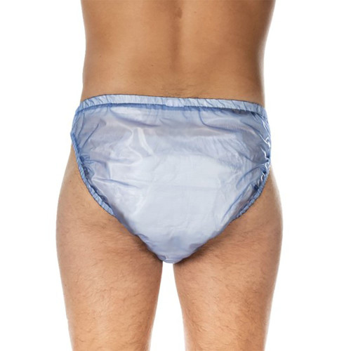 Fetish Plastic Sissy Panties Erotic Sexy Clear PVC Briefs Unisex Exotic Low Rise Underpants for Party Club Plus Size Lingerie
