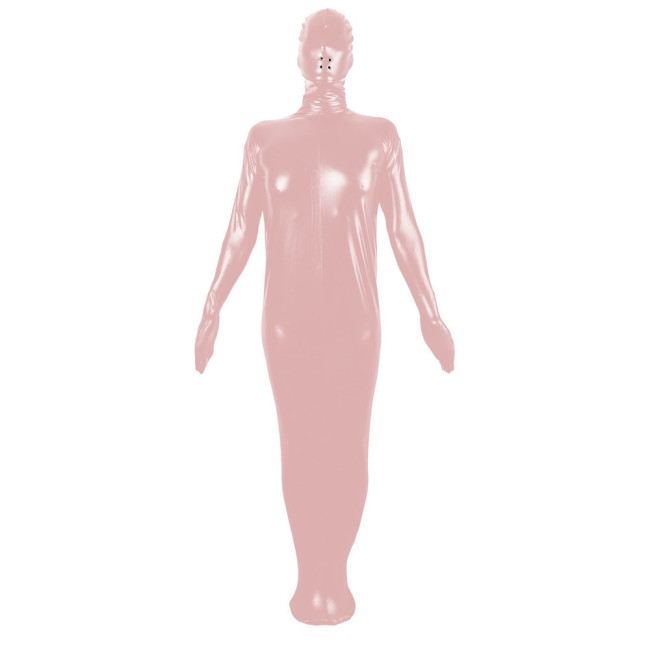 Cosplay Unisex Matte PU Leather Full Body Catsuit Exotic Wetlook Tights Jumpsuit Bodysuit Halloween Party Fancy Dress Zentai 7XL