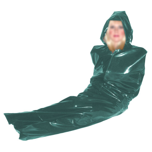 One-piece Bondage Bodysuit Sissy Cosplay Shiny PVC Leather Sleeping Bag Exotic Full Body Wrap Catsuit Lingerie Plus Size 7XL