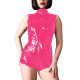 Lockable PVC Leather Bodysuit Sleeveless Two Way Zipper Open Crotch Jumpsuit  Sissy Mens Crossdresser Rompers Gay Body 7XL