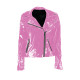 Gothic Coat Women Winter Jacket PVC Leather Hip Hop Party Long Sleeve Jackets Cool Front Zipper Slim Fit Coat Women Streetwear
