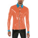 Punk Style Turn-down Collar Men T-Shirts Shiny PVC Leather Long Sleeve Front Zipper Bodycon Sissy Mens Tops Casual Streetwear