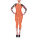 Sexy Jumpsuits for Women New Stand Collar Sleeveless Bodycon Rompers Fashion Over Knee-length Streetwear Casual Overall Female
