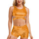 Summer 2 Piece Sets Womens Outfits Hooded Bodycon Crop Tops Casual Solid High Waist Sexy Shorts Two Piece Set Lady Daily Wear
