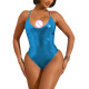 Women Plunging Neckline Sexy Bodysuit Lingerie Sleeveless Bodycon High Cut One Piece Teddies Club Outfits Party Rompers Clubwear