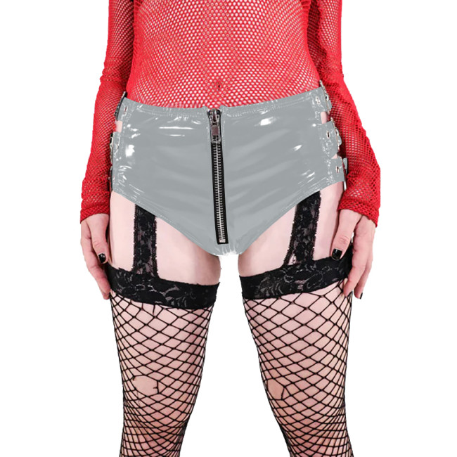 Sexy Panties Women Low Waist Front Zipper Bodycon Underwear Sissy Mens Crossdresser Briefs Novelty Adult Bottoms Fetish Clubwear