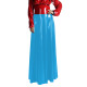 Women High Waist PVC Shiny Skirts Vintage Office Solid Color Full Pleated Skirt Wetlook Patent Leather Holiday Loose Swing Skirt