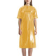 Fashion Vinyl PVC Leather T-shirt Dress Latex-look Short Sleeve Long T-Shirt Women Straight Knee-length Casual Dress Streetwear