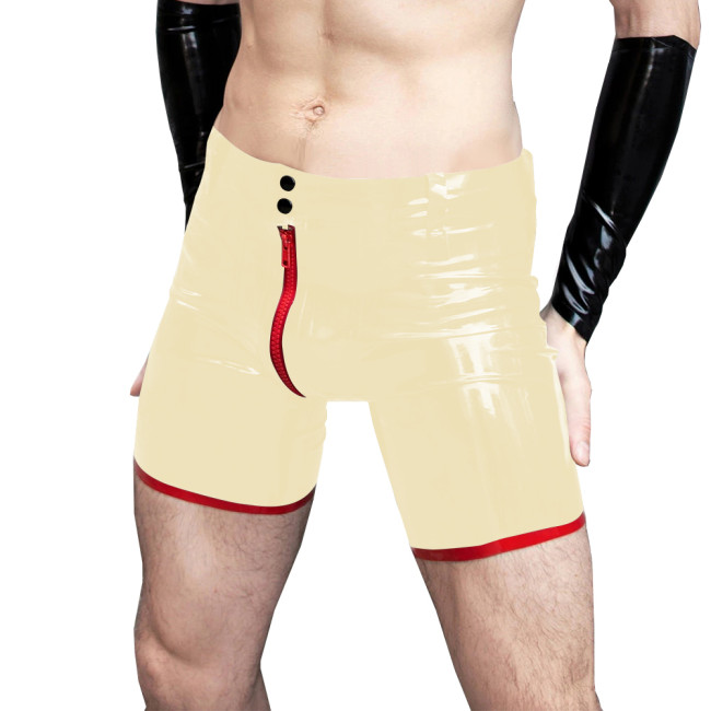 Novelty Mens Sissy Bodycon Low Waist Gym Shorts Latex Look Summer Beach Men Casual Shorts Sexy Party Plus Size Shorts Daily Wear