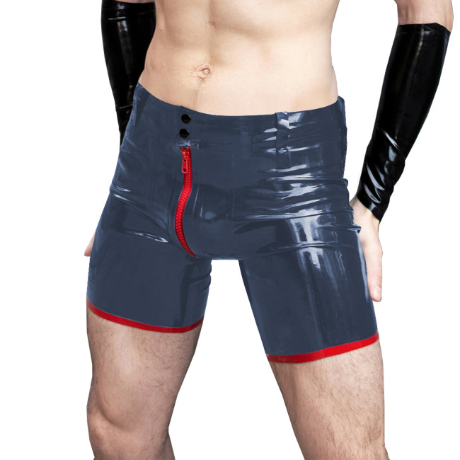 Novelty Mens Sissy Bodycon Low Waist Gym Shorts Latex Look Summer Beach Men Casual Shorts Sexy Party Plus Size Shorts Daily Wear