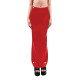 Sissy High Waist Faux Latex Long Skirt Sexy Stretch PVC Bodycon Pencil Skirts Shiny Zipper Split Back Gothic Skirts Clubwear