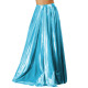 Elegant Glitter Metallic Party Long Skirts Womens High Waist Pleated Swing Prom Skirt Liquid Metallic Floor-length Club Skirts