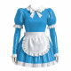 Vinyl PVC Leather Lolita Servant Kawaii Apron Dress Sissy Lockable Anime Cosplay Maid Uniforms Cross-dresser Role Play Outfits