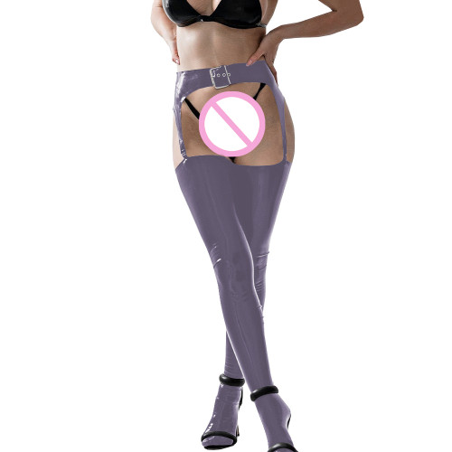 Fetish Sexy Belt for Stockings High Waist Garter Belt with Buckle Exotic Lingerie Erotic Open Butt and Front Cutout Leggings