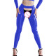 Womens Sexy Hot Crotchless Open Butt Pants Glossy PVC Leather Erotic Leggings Wetlook Spanking Lingerie Sissy RolePlay Trouses