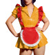 Sissy Kawaii Lolita Sexy Maid Cosplay Dress Lapel Collar Short Sleeves Maid Outfit Masquerade Role Play Costume Anime Cothes