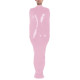 Vinyl PVC Leather Sleep Sack Exotic Sleeveless Zipper Open Crotch Zentai Body Bag Faux Latex-Look Straitjacket Bondage Bodysuit