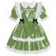 Sweet Preppy Glossy Lace Trims A-line Maid Dress Lockable PVC Leather Mini Dress with Apron Sissy Party Role Play Maid Uniform