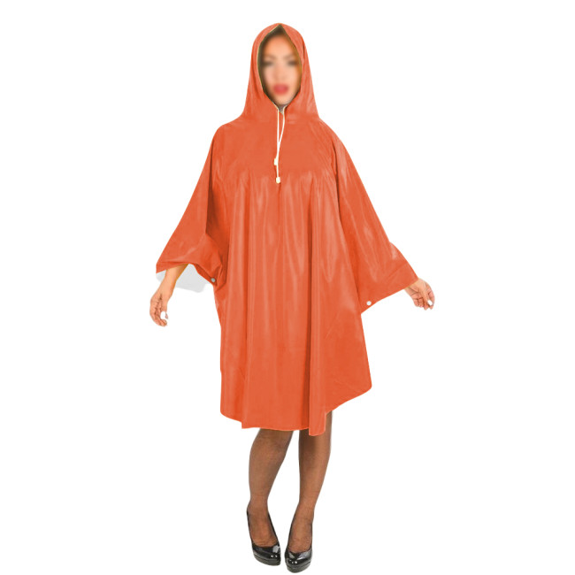 Sexy PVC Wetlook Leather Women Long Cloak Hooded Raincoat Batwing Long Sleeve Solid Color Midi Capes Loose Ponchos Coat Clubwear