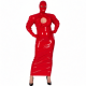 Latex-look PVC Maxi Dress for Women Glossy Long-Sleeve Bodycon Gown with Ruffle Cutout Sexy Club Party Shiny Erotic Hooded Dress