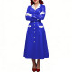 PVC Shiny Leather Single-breasted Nurse Dresses Turn-down Collar A-line Nurse Uniforms Halloween Doctor Nurse Cosplay Costume