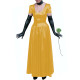 Sexy Club Glossy PVC Leather Maxi Dress Plus Size Puff Sleeves Long Dresses Women's U-neck A-line Ball Gown Wetlook Clubwear