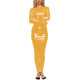 Wetlook Glossy PVC Long Hobble Dress Club High Neck Long Sleeve Tight Pencil Dress Party Cosplay Outfits Sissy Bodycon Vestidos