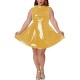 Plus Size Party PVC Shiny Fashion Mini Dress Wetlook Sleeveless Sexy A-Line Dress with Back Bow Womens Tank Vestidos Clubwear