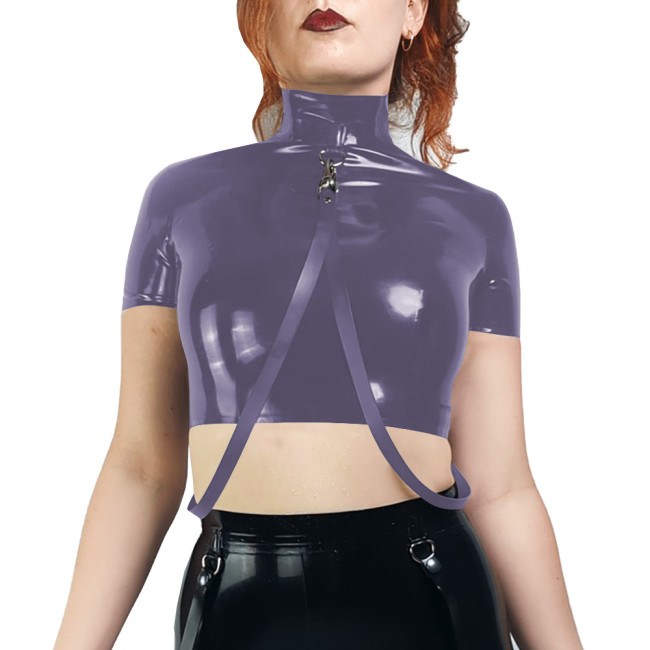 Sissy Vinyl Mini Pencil Skirt Double Layer Ruffle Fashion Short Skirt Wetlook PVC Leather Solid Bodycon Skirt Sexy Party Outfits
