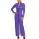 Y2K Shiny Wetlook Bodycon Rave Party Maxi Dress Long Sleeve Cosplay Dress Front Zip PVC Leather Gown Sexy Latex-Like Clubwear
