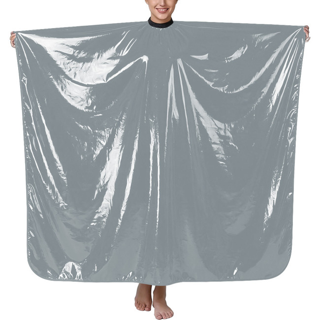 Halloween Shiny PVC Wetlook Photography Cape Vinyl Loose Rave Party Cloak Sissy Fashion Solid Color Gothic Cape Cosplay Costume