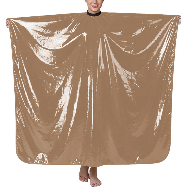 Halloween Shiny PVC Wetlook Photography Cape Vinyl Loose Rave Party Cloak Sissy Fashion Solid Color Gothic Cape Cosplay Costume