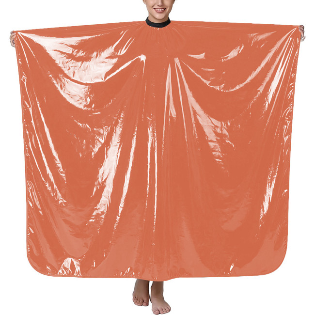 Halloween Shiny PVC Wetlook Photography Cape Vinyl Loose Rave Party Cloak Sissy Fashion Solid Color Gothic Cape Cosplay Costume