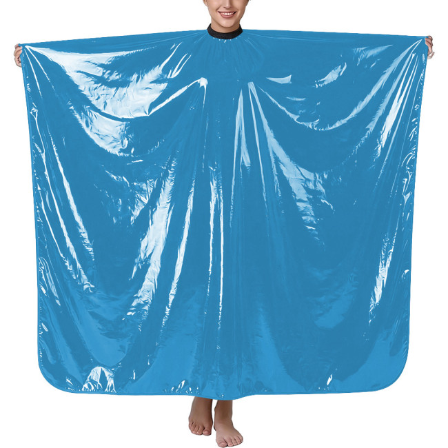 Halloween Shiny PVC Wetlook Photography Cape Vinyl Loose Rave Party Cloak Sissy Fashion Solid Color Gothic Cape Cosplay Costume