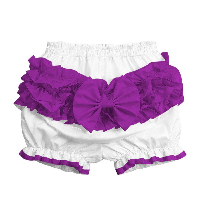 Shiny Women PVC Daily Wear Wetlook Briefs Breathable Soft Slim Fit Solid Color Cosplay Panties Novelty Exotic Party Underwear