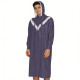 Crossdresser Wetlook Dress Sissy PVC Leather Sexy Hooded Nightgown Vintage Lace Sleepwear Gothic Zipper Front Cosplay Pajamas