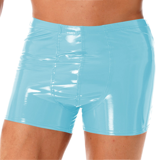 Glossy PVC Panties Shiny Wetlook Patent Leather Briefs Bodycon Clubwear Crossdressing Party Underwear Fetish Nightclub Lingerie
