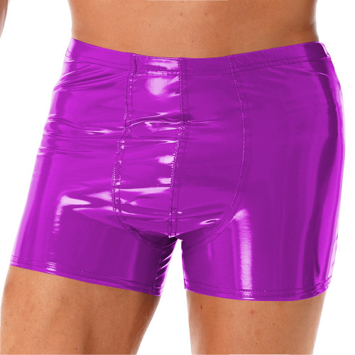 Glossy PVC Panties Shiny Wetlook Patent Leather Briefs Bodycon Clubwear Crossdressing Party Underwear Fetish Nightclub Lingerie