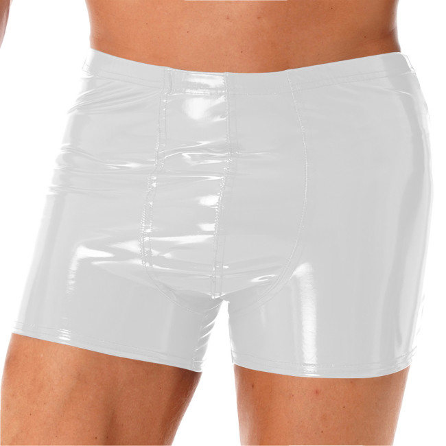 Glossy PVC Panties Shiny Wetlook Patent Leather Briefs Bodycon Clubwear Crossdressing Party Underwear Fetish Nightclub Lingerie