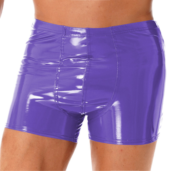 Glossy PVC Panties Shiny Wetlook Patent Leather Briefs Bodycon Clubwear Crossdressing Party Underwear Fetish Nightclub Lingerie